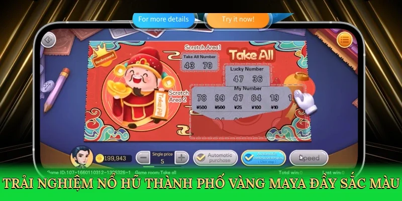 Trải nghiệm nổ hũ thành phố vàng maya đầy sắc màu
